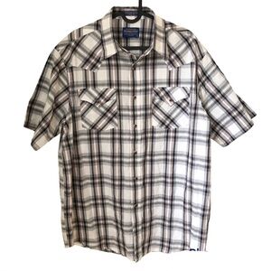 Pendleton Frontier Short Sleeved Snap Shirt